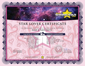 Lover Name A Star Gift